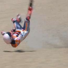 Así fue la dura caída de Marc Márquez