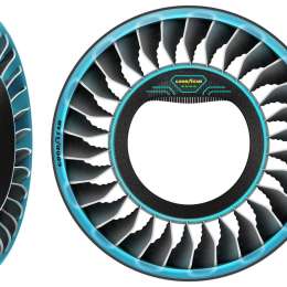 Presentaron un neumático para autos voladores