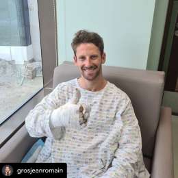 Grosjean: "Mi cuerpo se está recuperando bien"