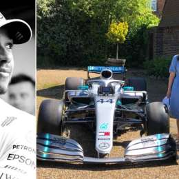 Lewis Hamilton, tendrá un ángel siguiendo sus carreras...