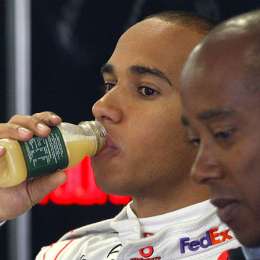 Hamilton con la dieta del Kun