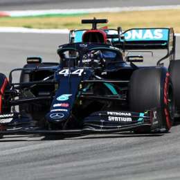  Hamilton al frente en los libres 3 donde Ocon se golpeó