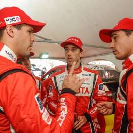 Accidente con suerte en la ruta