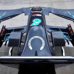 El homenaje de Mercedes a Moss en Silverstone