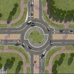 ¿Cómo se debe circular en las rotondas? 