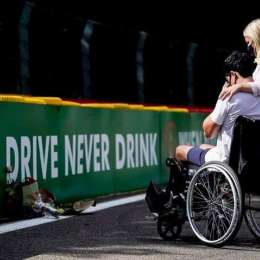 La emotiva foto de Correa en el lugar del accidente en Spa