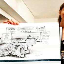 "Mi gusto en el arte pasa por los autos clásicos"