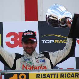 El podio de la Carrera 2 en Concepción del Uruguay