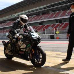 Tati Mercado tuvo su primer contacto con la Honda del MIE Racing