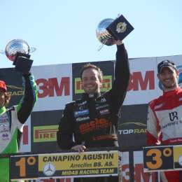 Los protagonistas de la carrera 1 