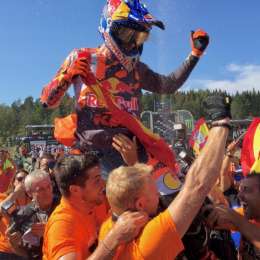 Jorge Prado, nuevo bicampeón mundial de MX2 