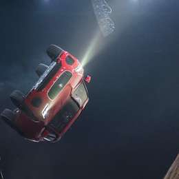 El Jaguar que dio un giro de 360º y entró al Récord Guinness