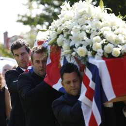 Despidieron los restos de Justin Wilson