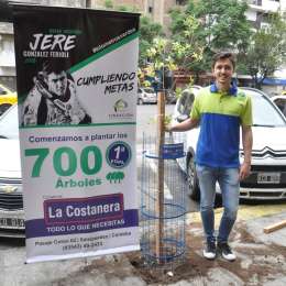 Kilómetros Verdes: González Ferioli lidera campaña de forestación