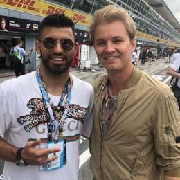 El Kun Agüero, presente en el GP de Monza