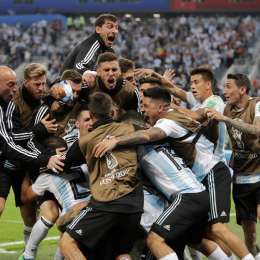 La felicidad de los pilotos por la victoria de Argentina