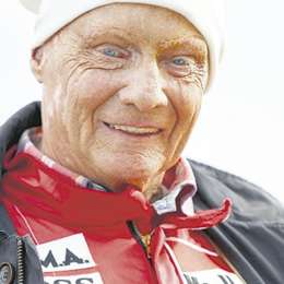 Niki Lauda en plena recuperación
