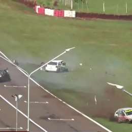 Impresionante accidente en el autódromo Rosamonte