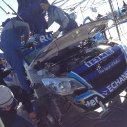 Susto para Ligato, atropelló un caballo