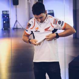Lorenzo ya se vistió con los colores de Honda