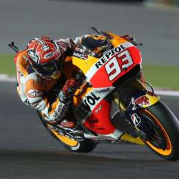 Márquez antes de clasificar