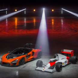 El McLaren Senna y el McLaren F1 MP4/5 juntos en un mismo video