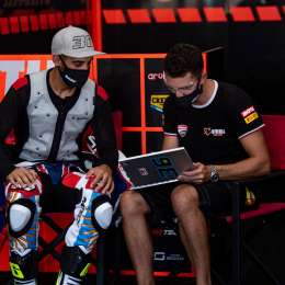 Tati Mercado salió a pista en Magny Cours