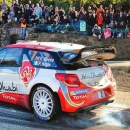 Pinchó Meeke, manda Ogier en Córcega