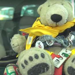 La increíble historia de un Mini Cooper y su osito de peluche