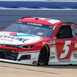 Nascar: Kyle Larson ganó la Pole Position para la carrera 1 en Pocono
