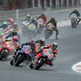 Aragón recibe la Moto GP