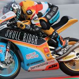 Moto3: Gabriel Rodrigo tercero en las prácticas en Holanda.