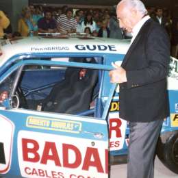 Una historia triste: El auto de Mouras llegó al Museo Fangio el día de su muerte.