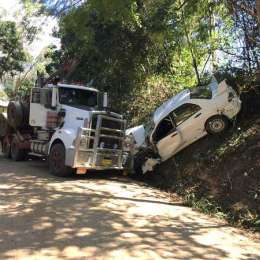 Accidente de Ostberg, no corre en Australia.