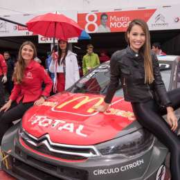 Pampita, una de las estrellas de los 200 km de Bs As