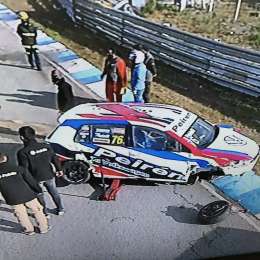 Fuerte accidente en el Superturismo Uruguayo