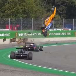 Fractura de vértebra para Peroni tras el fuerte accidente en Monza