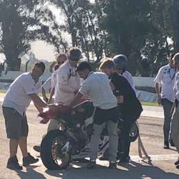 Impactante accidente en el Superbike Argentino en Río Cuarto 