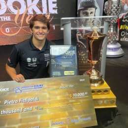 Pietro Fittipaldi premiado en Indianápolis