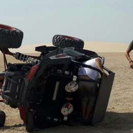 Espectacular accidente de Piqué