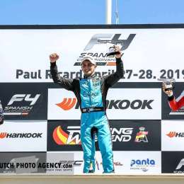 Dos argentinos en el podio de la F4 Española