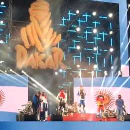 El himno argentino volvió a lo más alto del Dakar