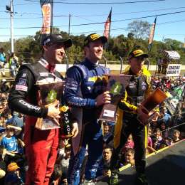 El podio del Súper TC2000 en Oberá