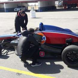 La Fórmula 2.0 Renault realizó la primera prueba con el Paddle Shift