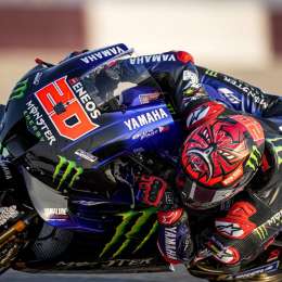 Quartararo se llevó el segundo día de test en Qatar