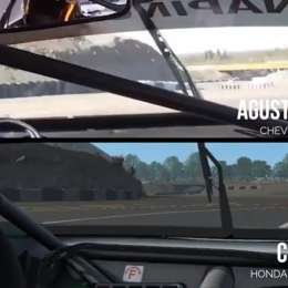 Vuelta real vs virtual, en El Zonda