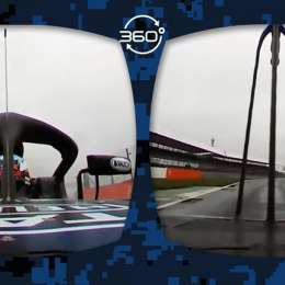 Una vuelta en 360° con el Red Bull de Ricciardo