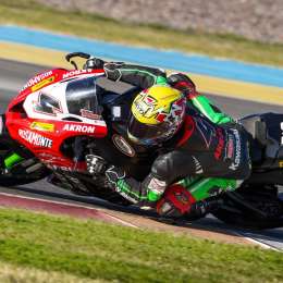 Ribodino: “Las sensaciones con la moto son buenas”