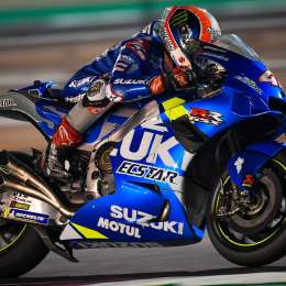 Rins pegó primero en los test de Qatar