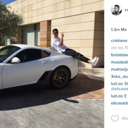 Cristiano Ronaldo, fanático de los fierros